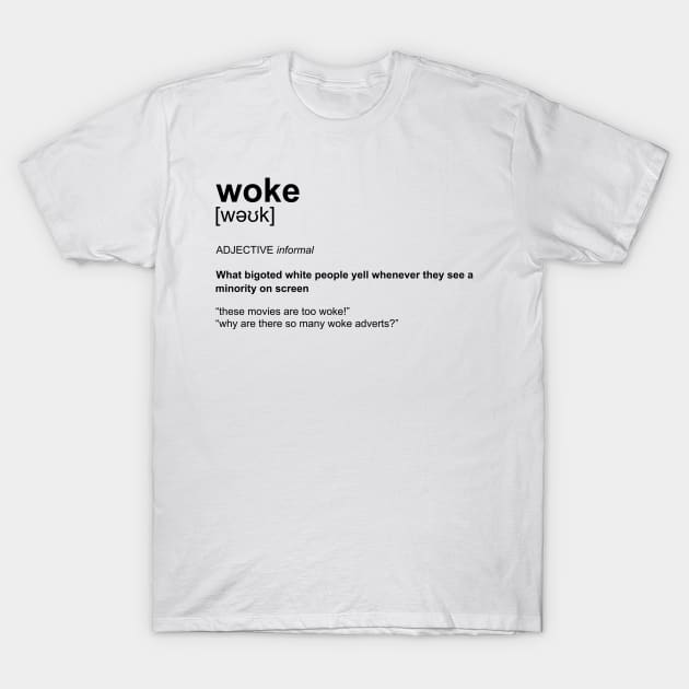 Woke Definition T-Shirt by Dusty Dragon